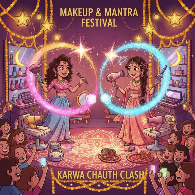 Glamour Rush: Karwa Glow-Off - Jabali AI Poster