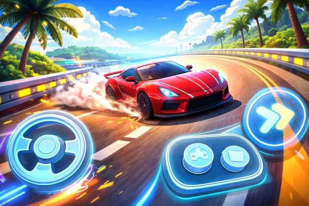 Touch Drift Rush - Jabali AI Poster