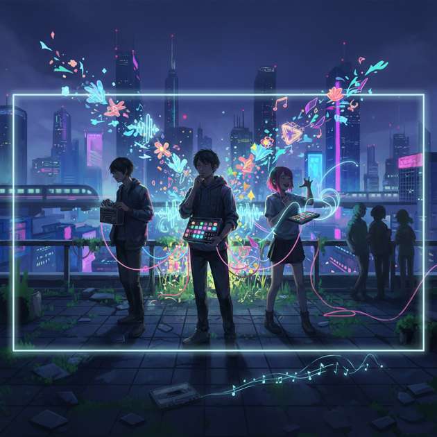 Neon Gardens, Lost Motif - Jabali AI Poster