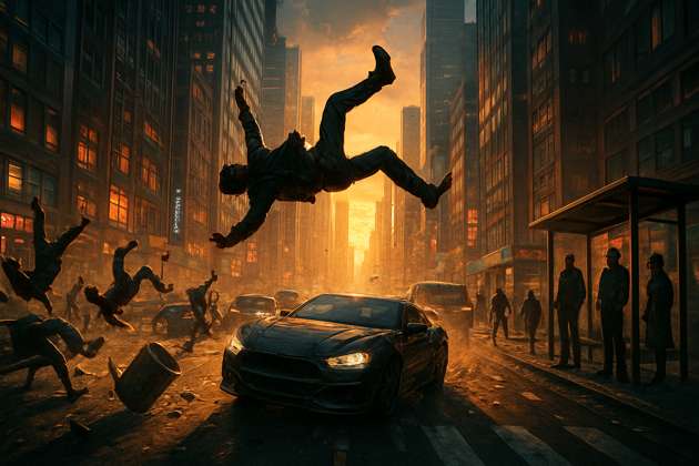 City Tumble Playground - Jabali AI Poster