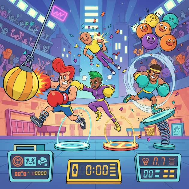 BounceBox Brawlers - Jabali AI Poster