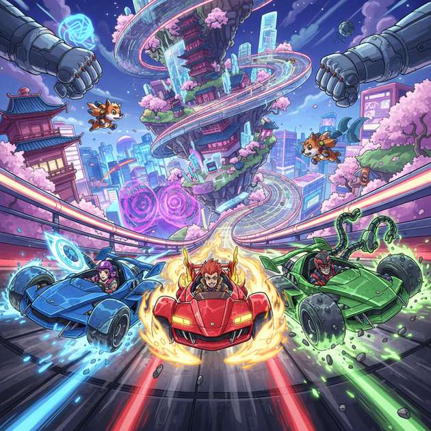 Neon Drift Showdown - 3D Racing by Jabali AI