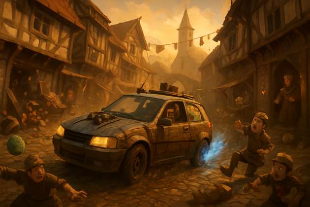 Ye Olde Overdrive - Jabali AI Poster