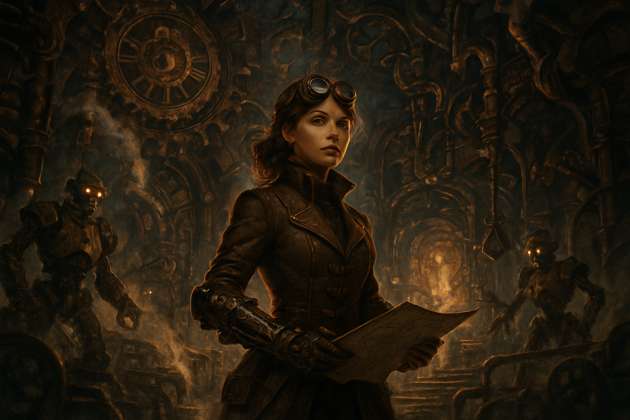 Clockwork Labyrinth - Jabali AI Poster