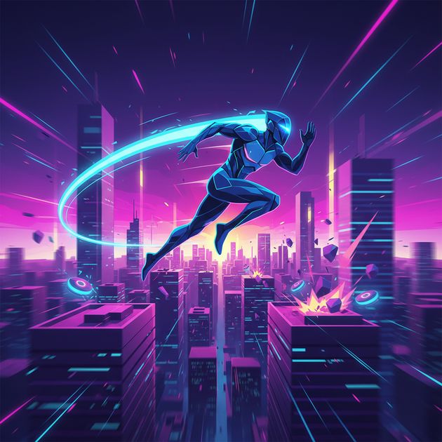 Neon Vault - Jabali AI Poster