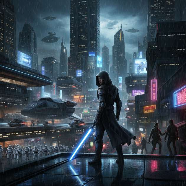 Star Wars: City of Divide - Jabali AI Poster