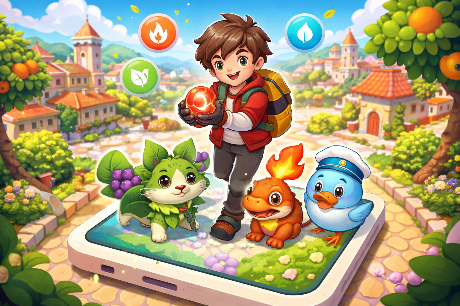 Pokemon Scarlet op je gsm - Instant game by Jabali AI