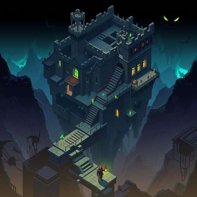 Abyssal Castle Unbound - Jabali AI Poster