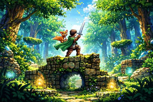 BladeQuest Adventure - Jabali AI Poster