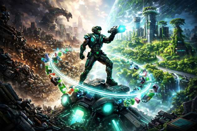 EcoVerse: Last Green City - Jabali AI Poster