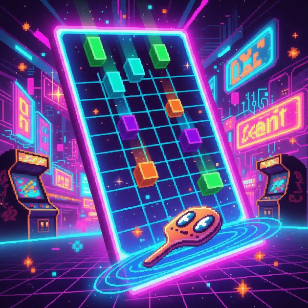 Neon Breaker Blitz - Jabali AI Poster