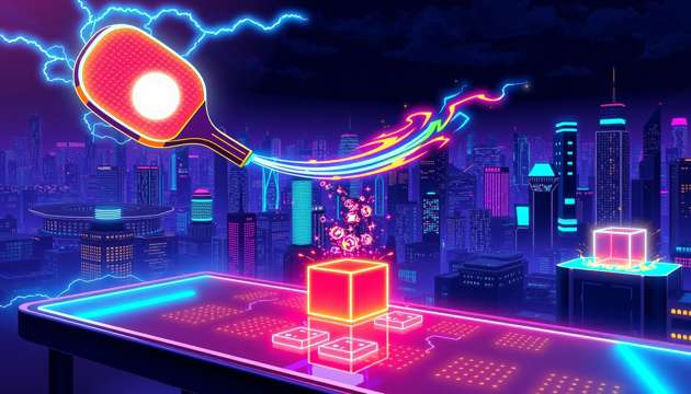 Neon Smash: Block Breaker Arcade - Jabali AI Poster
