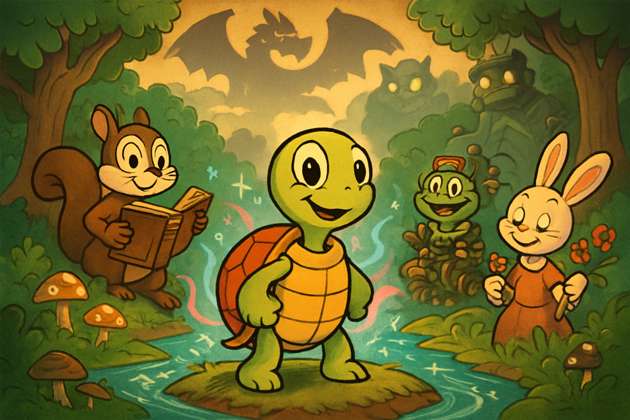 Turtello’s Enchanted Quest - Jabali AI Poster