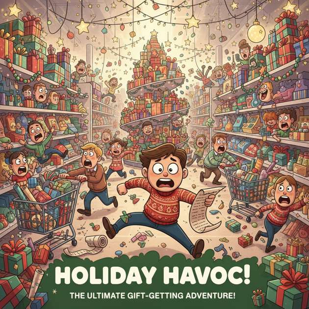 Gift Dash Frenzy - Jabali AI Poster