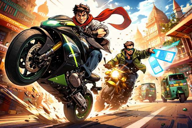 Racing with Faizan - Jabali AI Poster