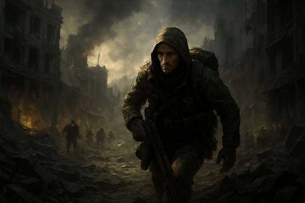 Calm in the Crossfire - Jabali AI Poster