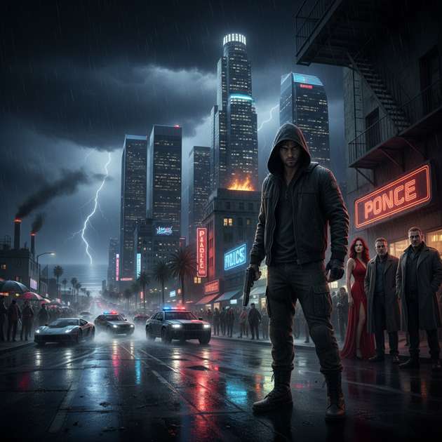 City of Vice - Jabali AI Poster