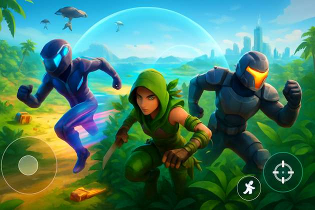 Island Arena: Battle Rush - Jabali AI Poster