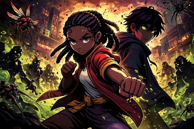 Luna Stars: Zombie Bite Survival Saga - Jabali AI Poster