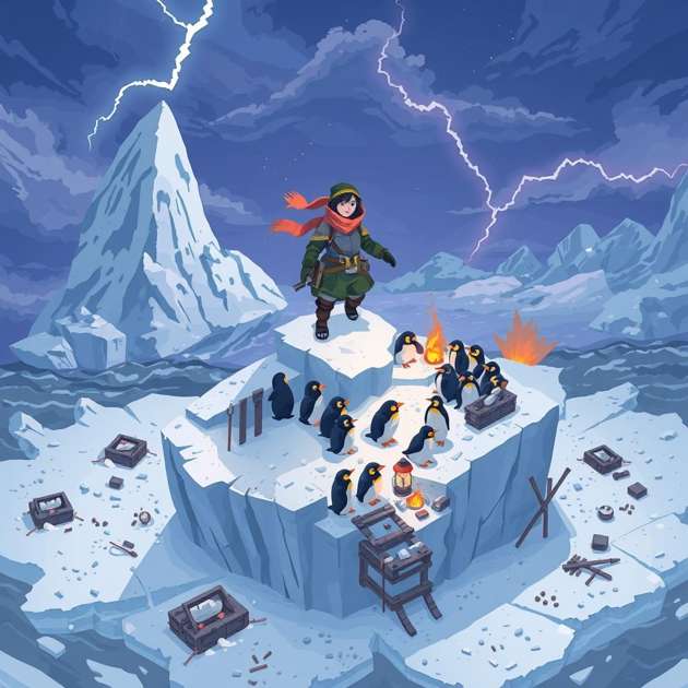 Frostfall Colony - Jabali AI Poster