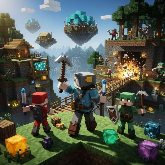 BlockBros 3D Survival - Jabali AI Poster