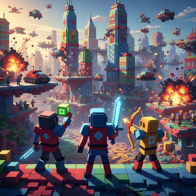 Bloxd.io - 3D Open World by Jabali AI