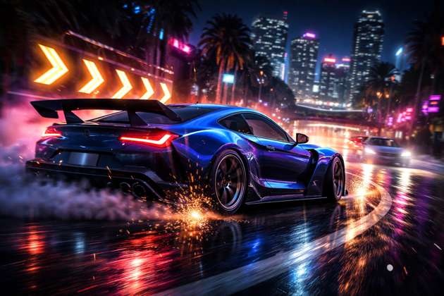 Turbo Drift Studio - Jabali AI Poster