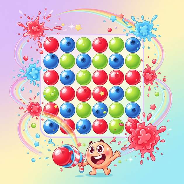 Bubble Pop Parade - Jabali AI Poster