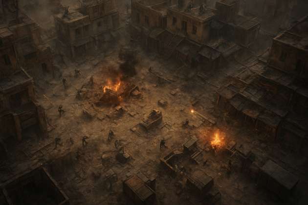 Layari Town: Urban Ruin - Jabali AI Poster