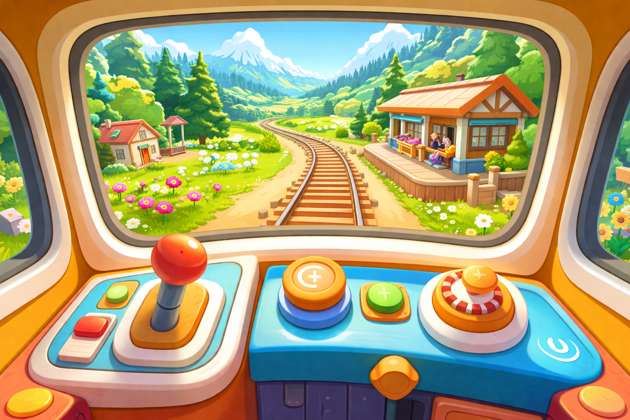 Toot Town Express - Jabali AI Poster
