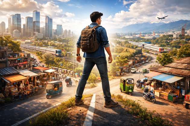 India Life Sim - Jabali AI Poster