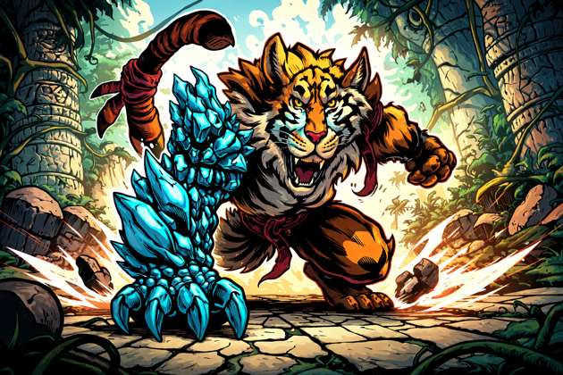 Tiger Brawl Remix - Jabali AI Poster