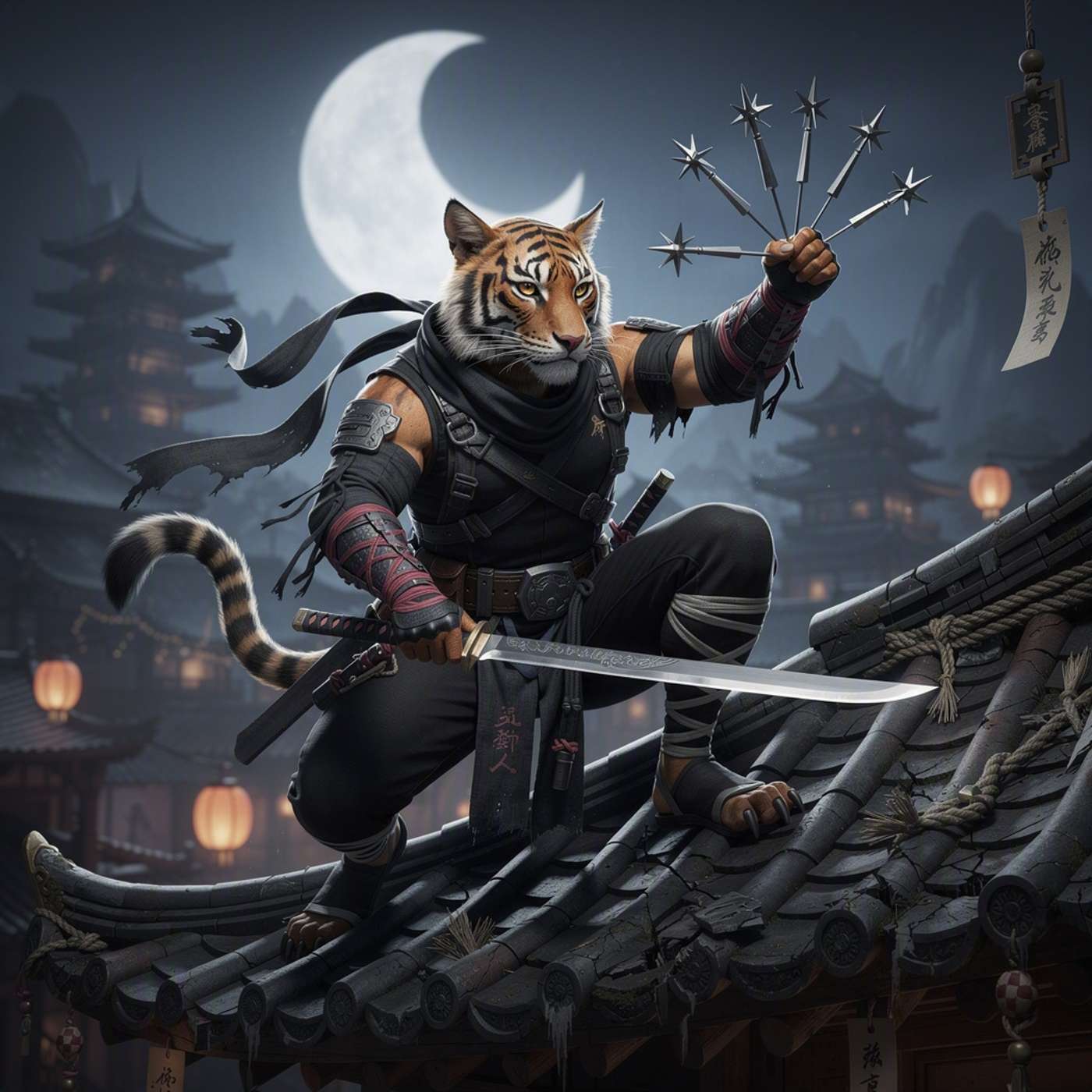 Ninja Tiger Arsenal game artwork