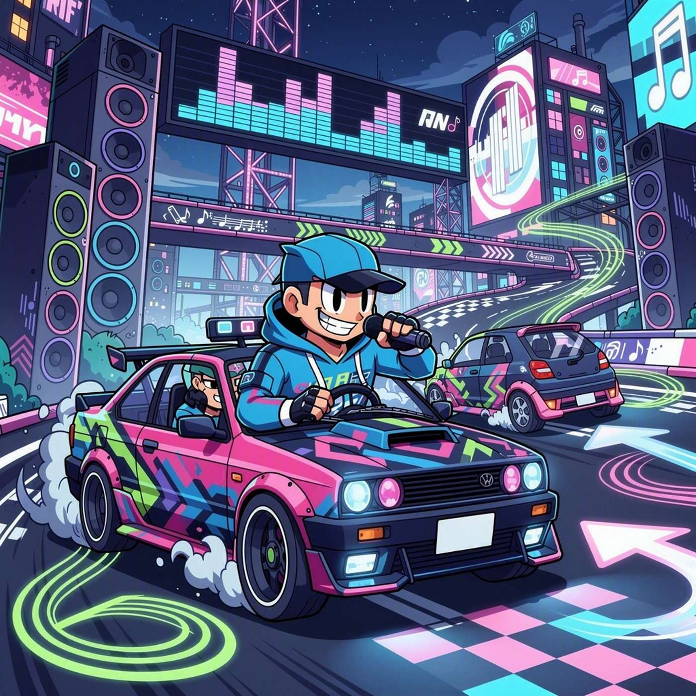 FNF Turbo Beats game artwork