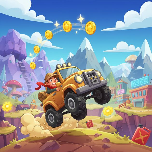 Hill Climb Adventure - Jabali AI Poster