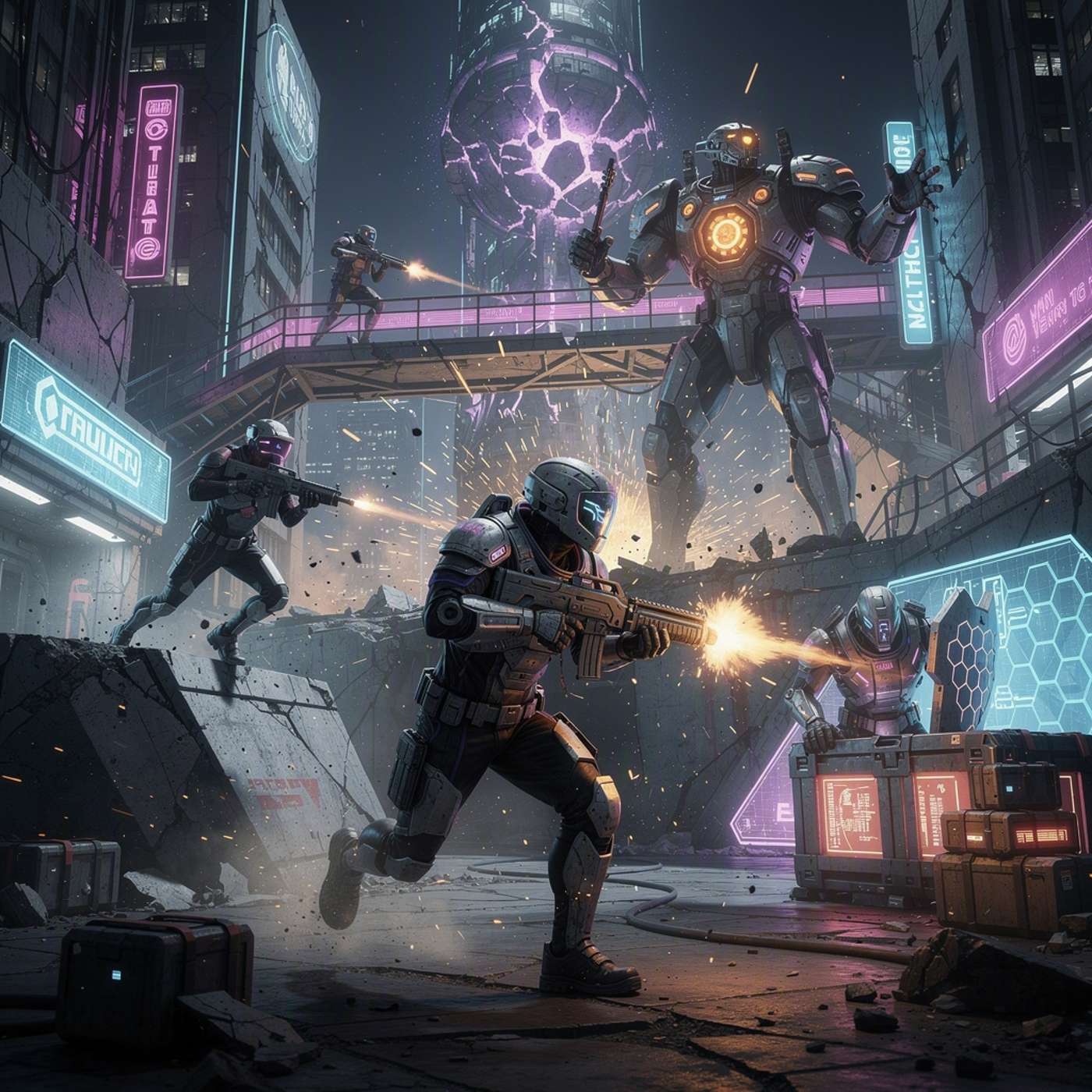 Neon Last Survivor game artwork