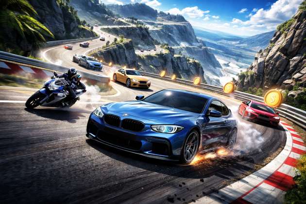 BMW ZigZag Rush - Jabali AI Poster