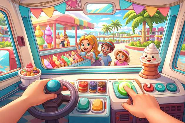 Ice Truck Rush - Jabali AI Poster