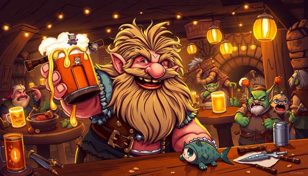 Brewed and Brawlin’ - Jabali AI Poster