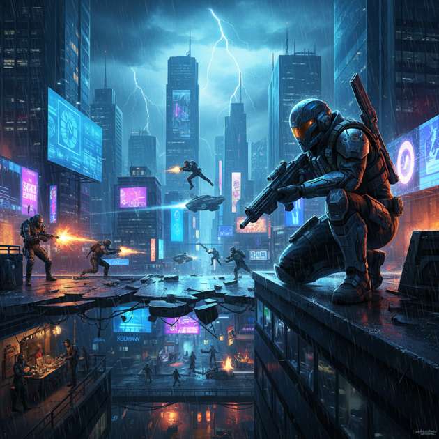 Urban Survival Arena - Jabali AI Poster