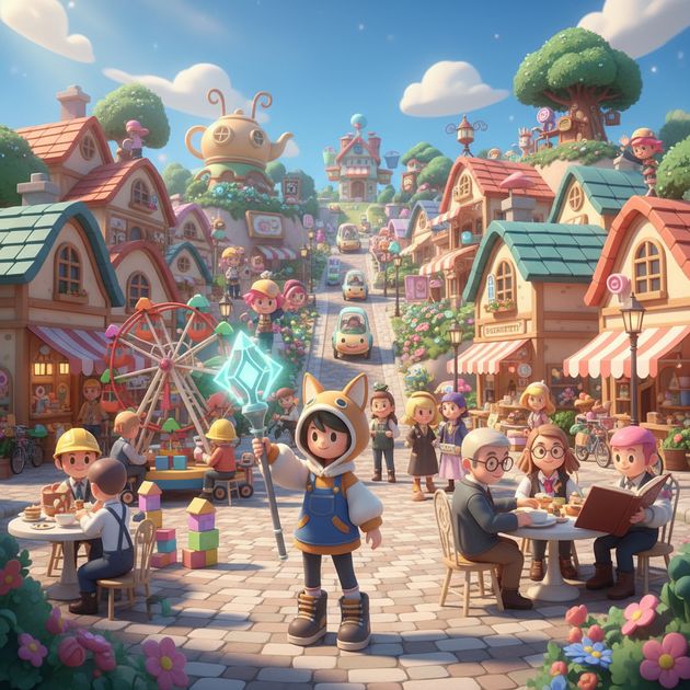 Dream Town Creator - Jabali AI Poster