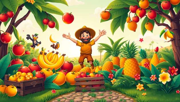Orchard Splash - Jabali AI Poster