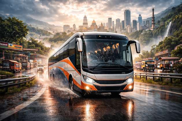 Indian Highway Bus Sim 3D - Jabali AI Poster
