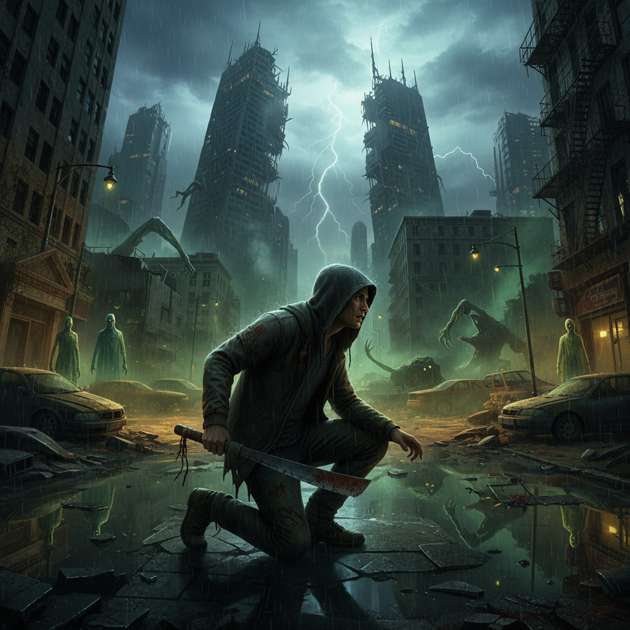 City of Unseen Terrors - Jabali AI Poster