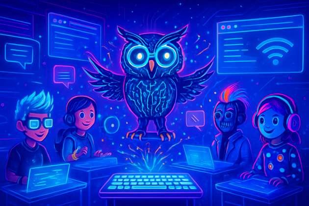 Neon Net Quest - Jabali AI Poster