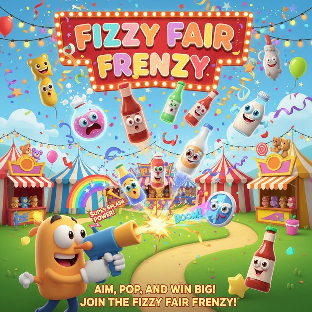 Fizzy Fair Frenzy - Jabali AI Poster