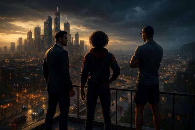 Cityscapes: Paths Taken - Jabali AI Poster