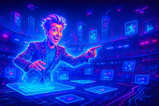 Neon StatShowdown - Jabali AI Poster