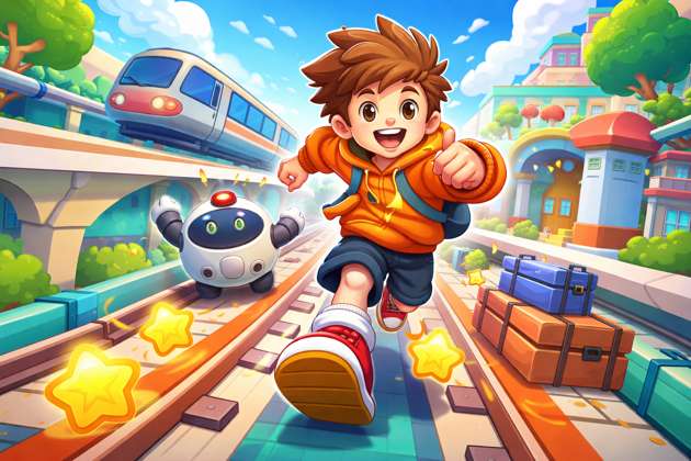 Pixar Subway Dash - Jabali AI Poster