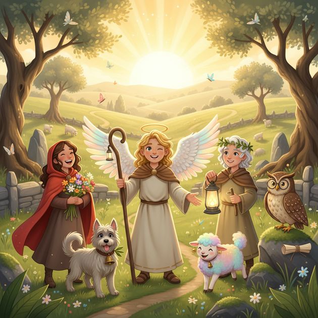 Shepherd's Sunrise Quest - Jabali AI Poster